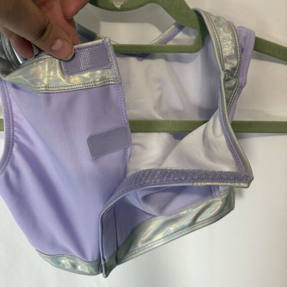 Disney Store Girls Med / 8 Ariel Little Mermaid Deluxe Adaptive 3 Piece Swim Set - Picture 4 of 16